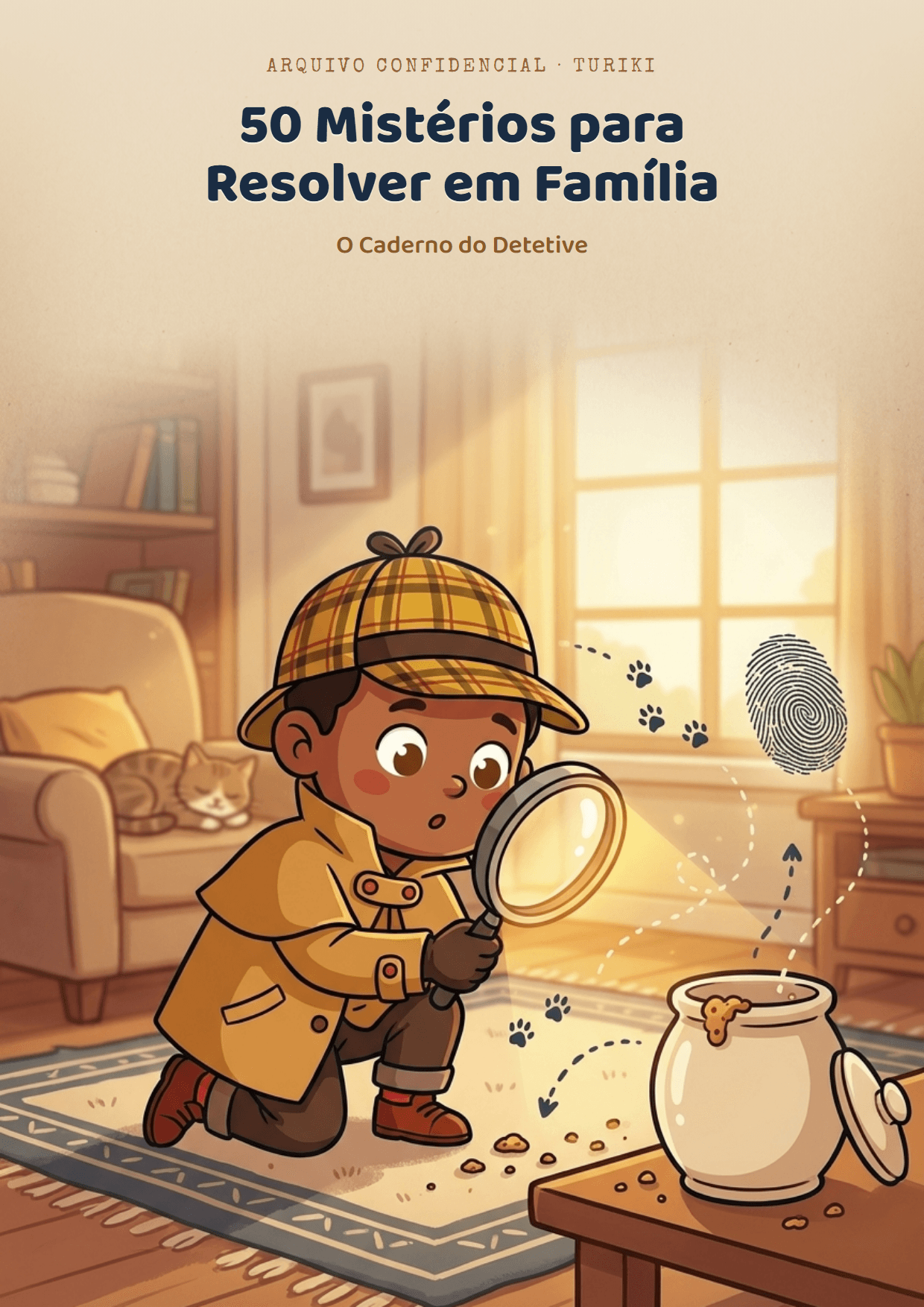 Capa da Edição Nº 1: 50 mistérios para resolver em família
